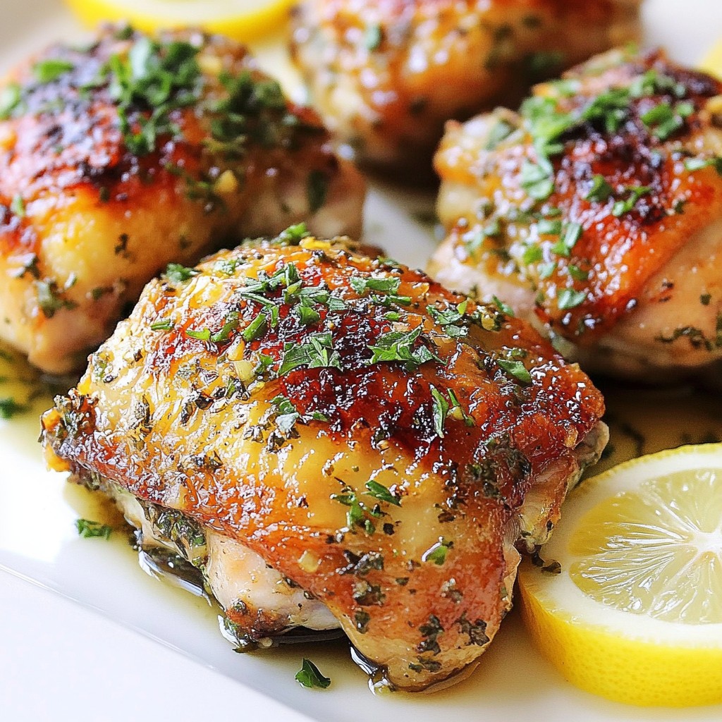 Economical Oven-Baked Herb Chicken Thighs Recipe