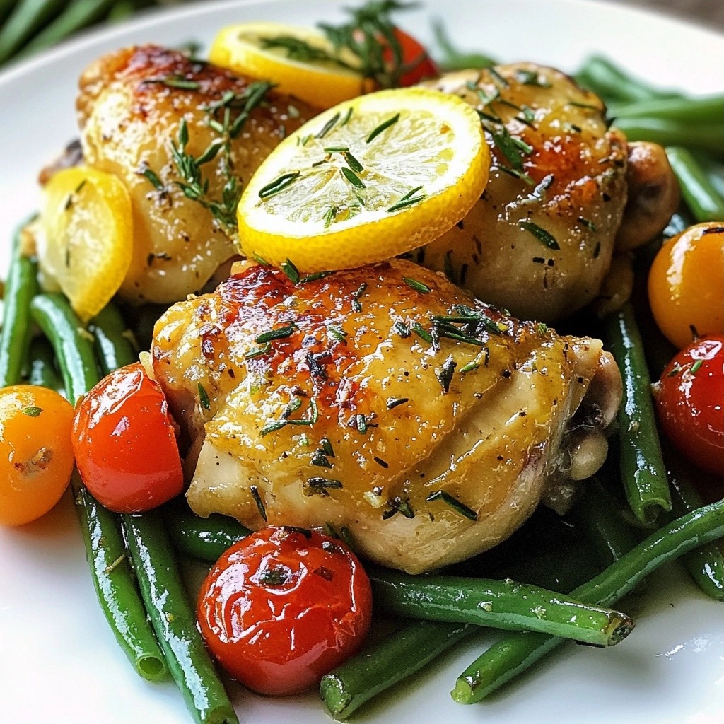 Frugal One-Pan Lemon Herb Chicken Simple and Healthy
