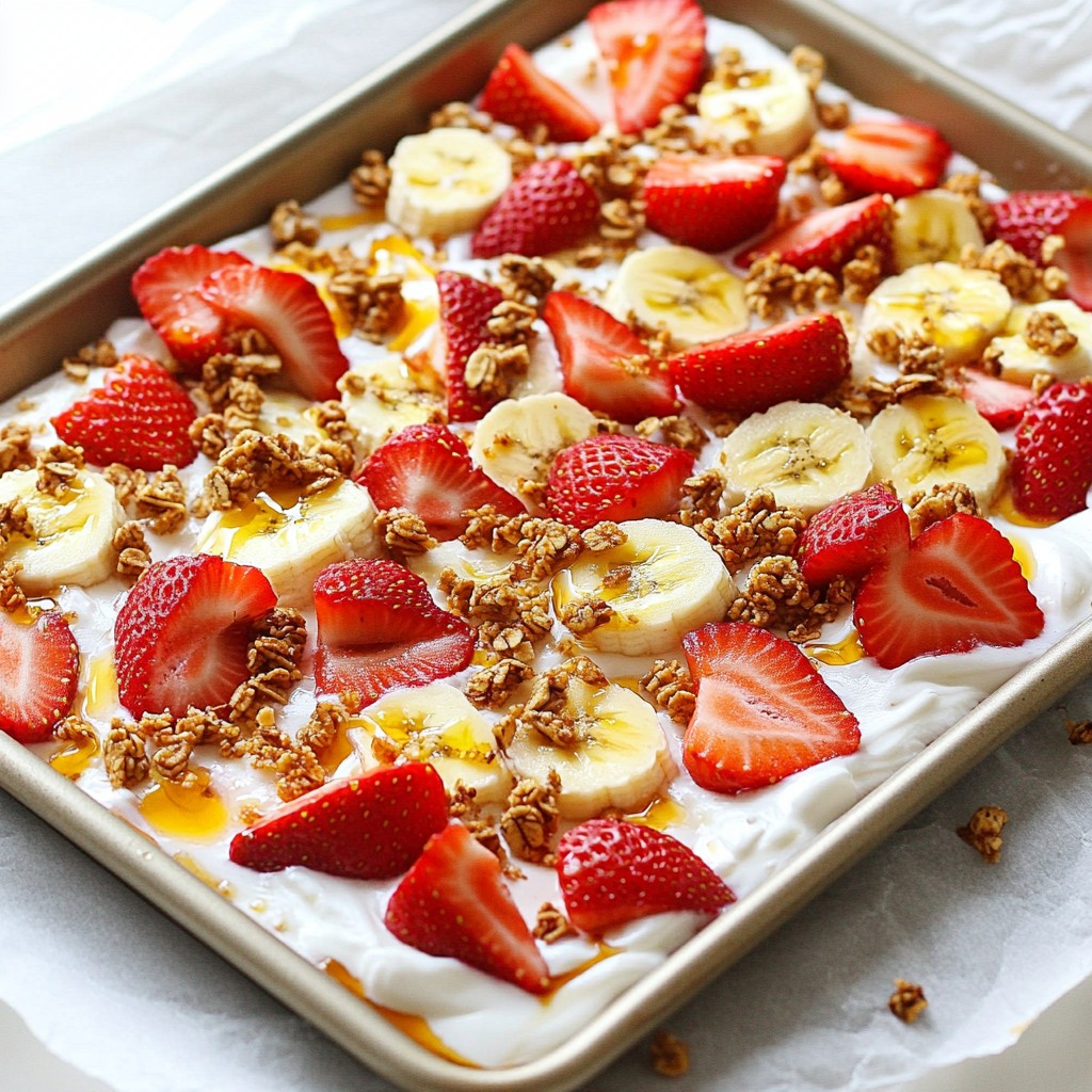 Strawberry Banana Yogurt Bark Easy and Refreshing Treat