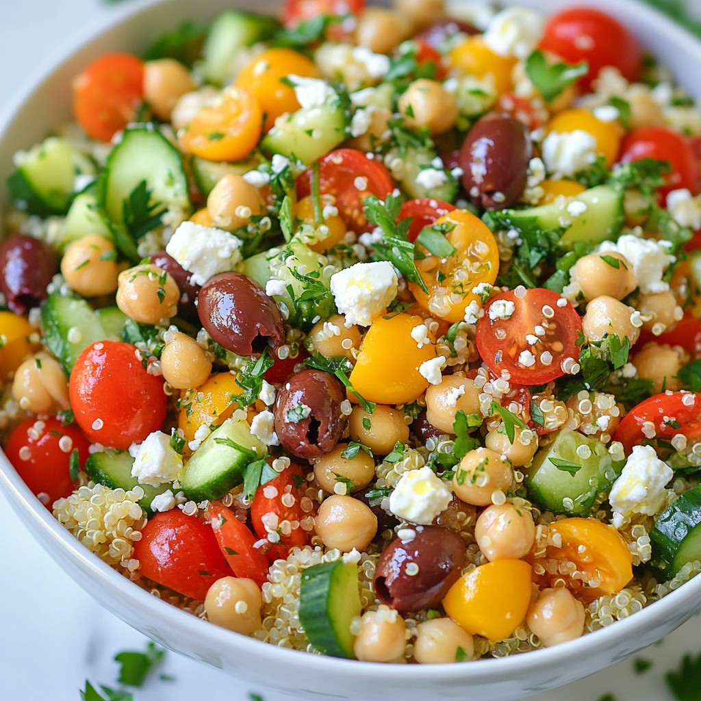 Affordable Mediterranean Quinoa Salad Fresh and Tasty