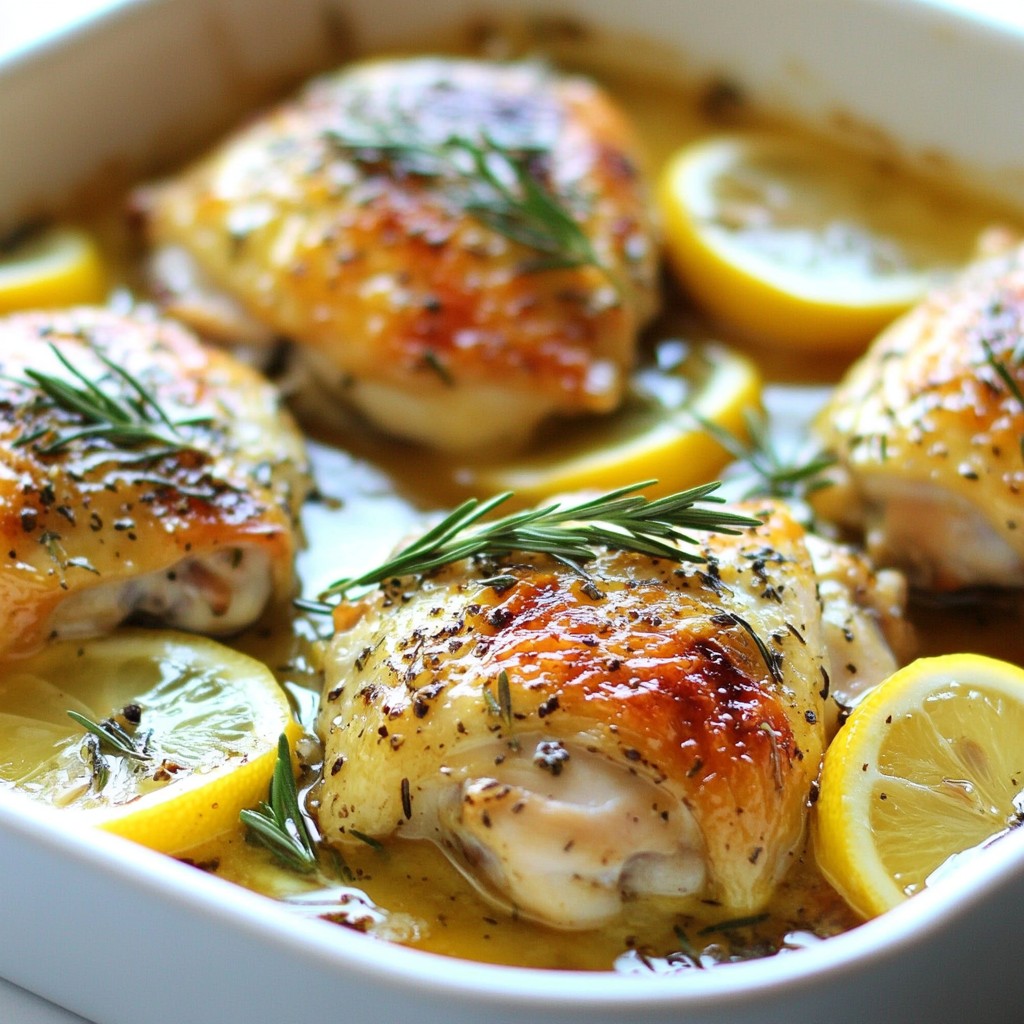 Economical Oven-Baked Herb Chicken Thighs Delight
