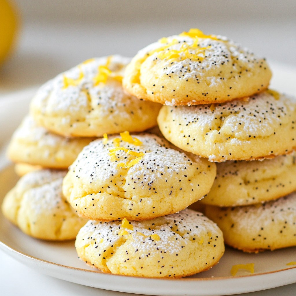 Lemon Poppy Seed Ricotta Cookies Flavorful Delight