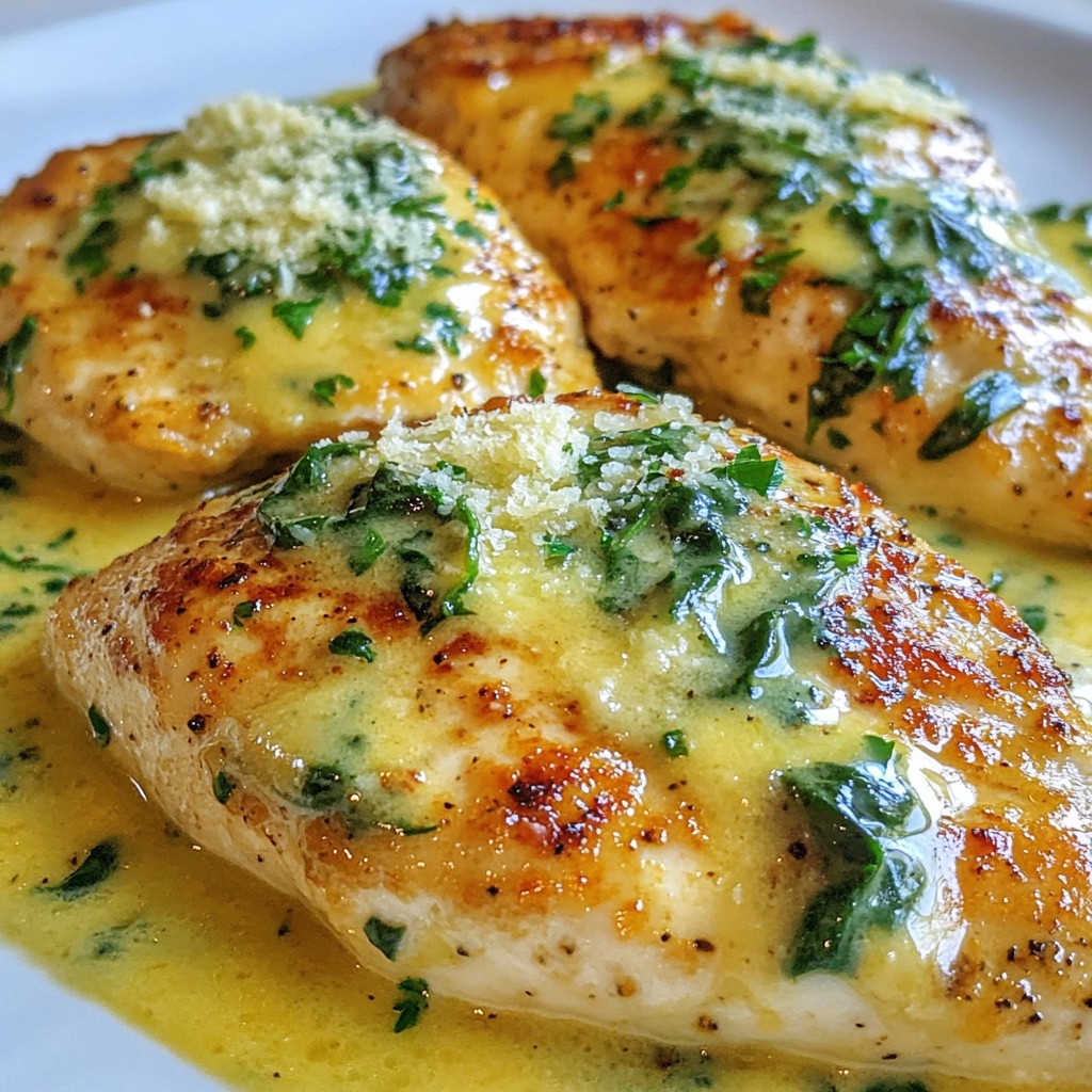 Creamy Spinach Parmesan Chicken Luscious Dinner Delight