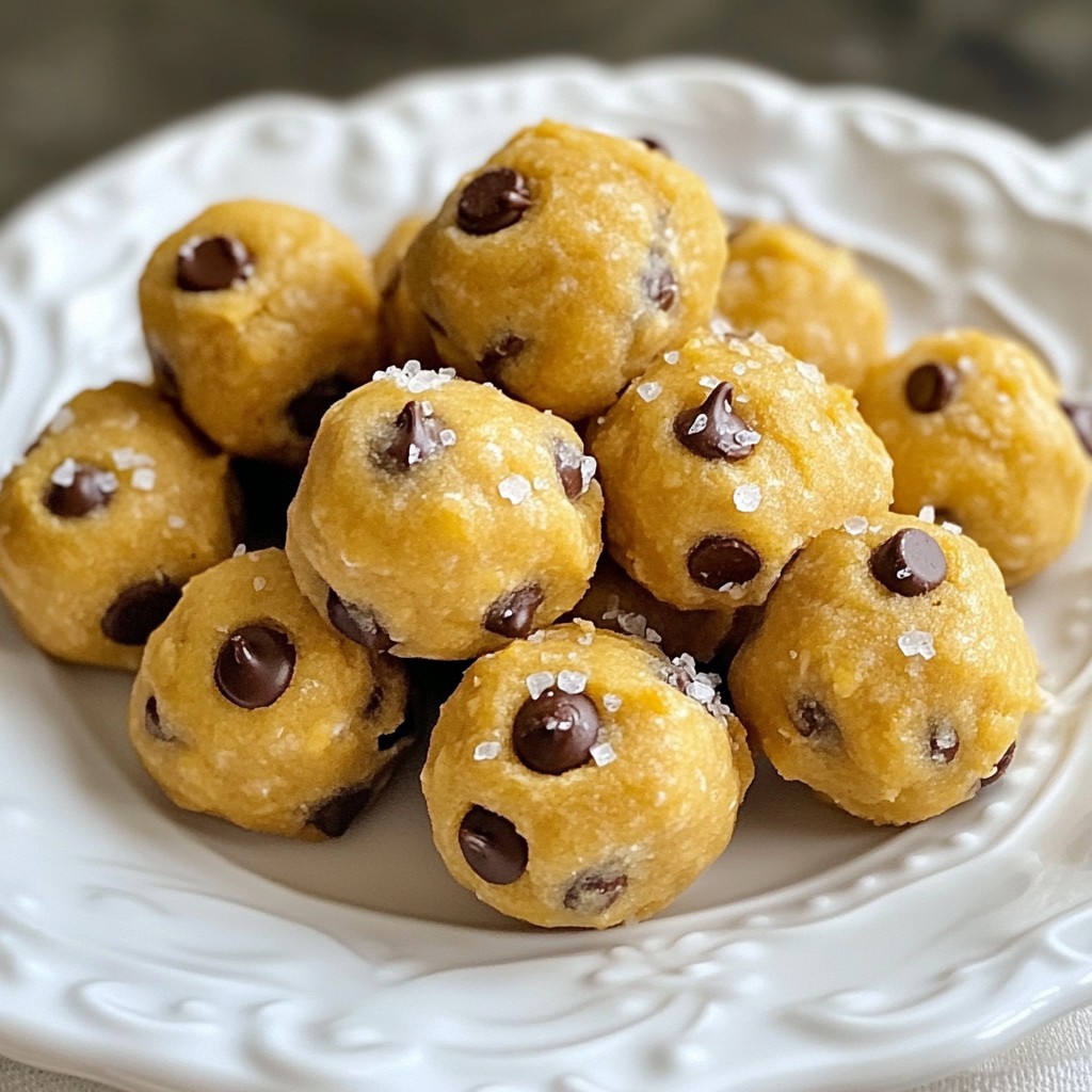 Chocolate Chip Cookie Dough Bites Tasty and Easy Treat