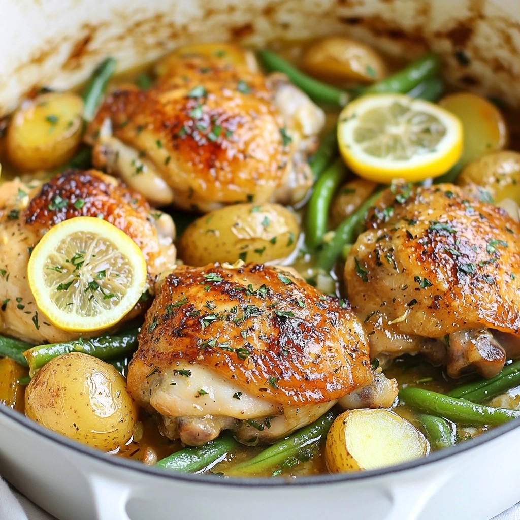 Economical One-Pot Garlic Herb Chicken Delight
