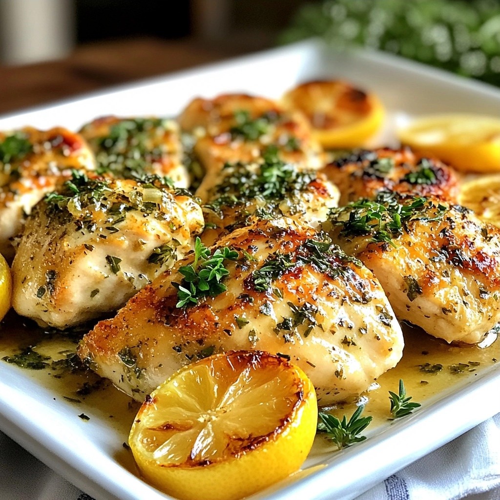 Cheap Garlic and Herb Buttered Chicken Delightful Meal