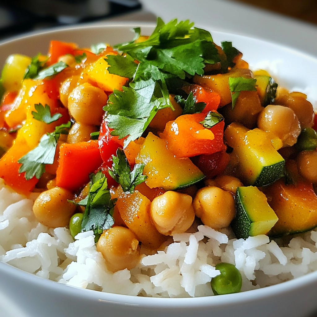 Low-Cost Spicy Chickpea Stir-Fry Simple Recipe Guide