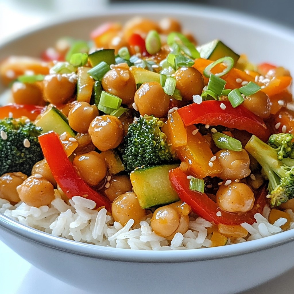 Low-Cost Spicy Chickpea Stir-Fry Quick and Tasty Meal