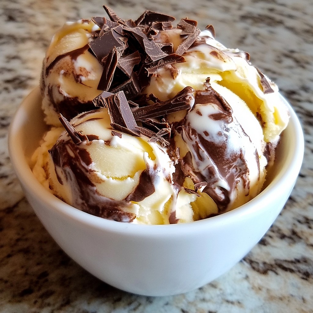 Chocolate Swirl Banana Ice Cream Simple Treat Recipe