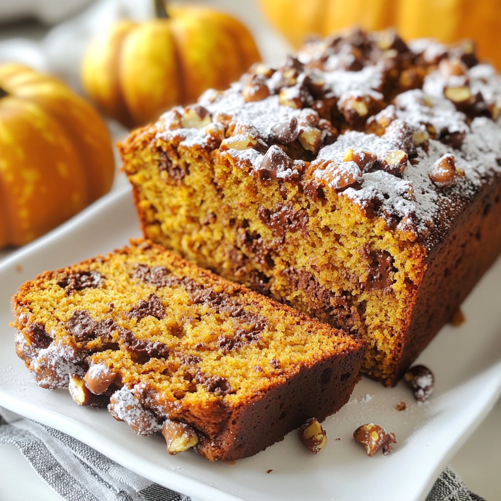 Chocolate Chip Pumpkin Bread Delightfully Moist Recipe