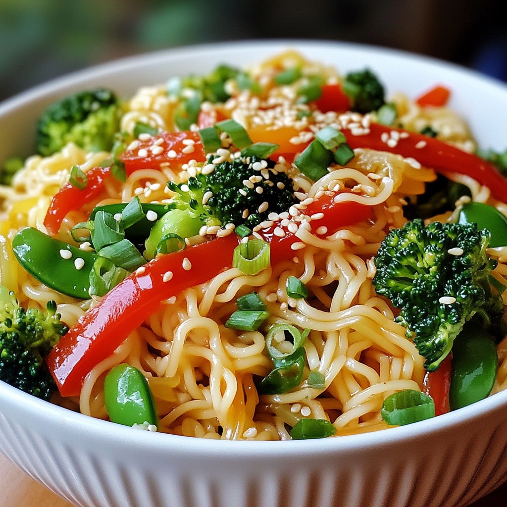 Spicy Ramen Noodle Stir-Fry Quick and Flavorful Meal