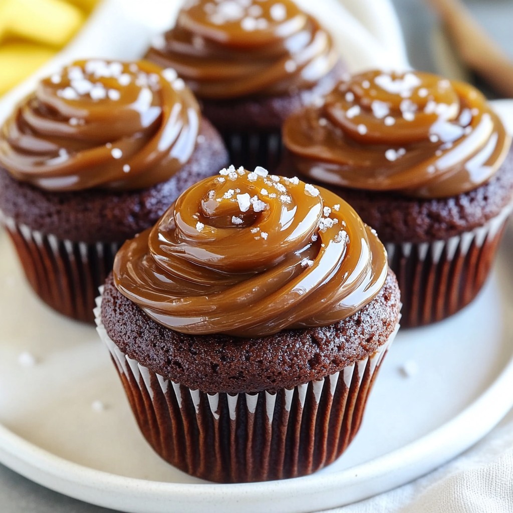 Salted Caramel Chocolate Cupcakes Delightful Treat