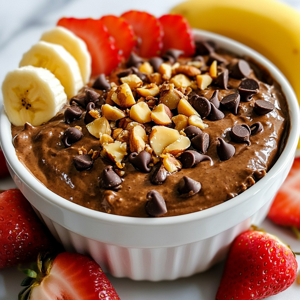 Peanut Butter Chocolate Greek Yogurt Dip Delight