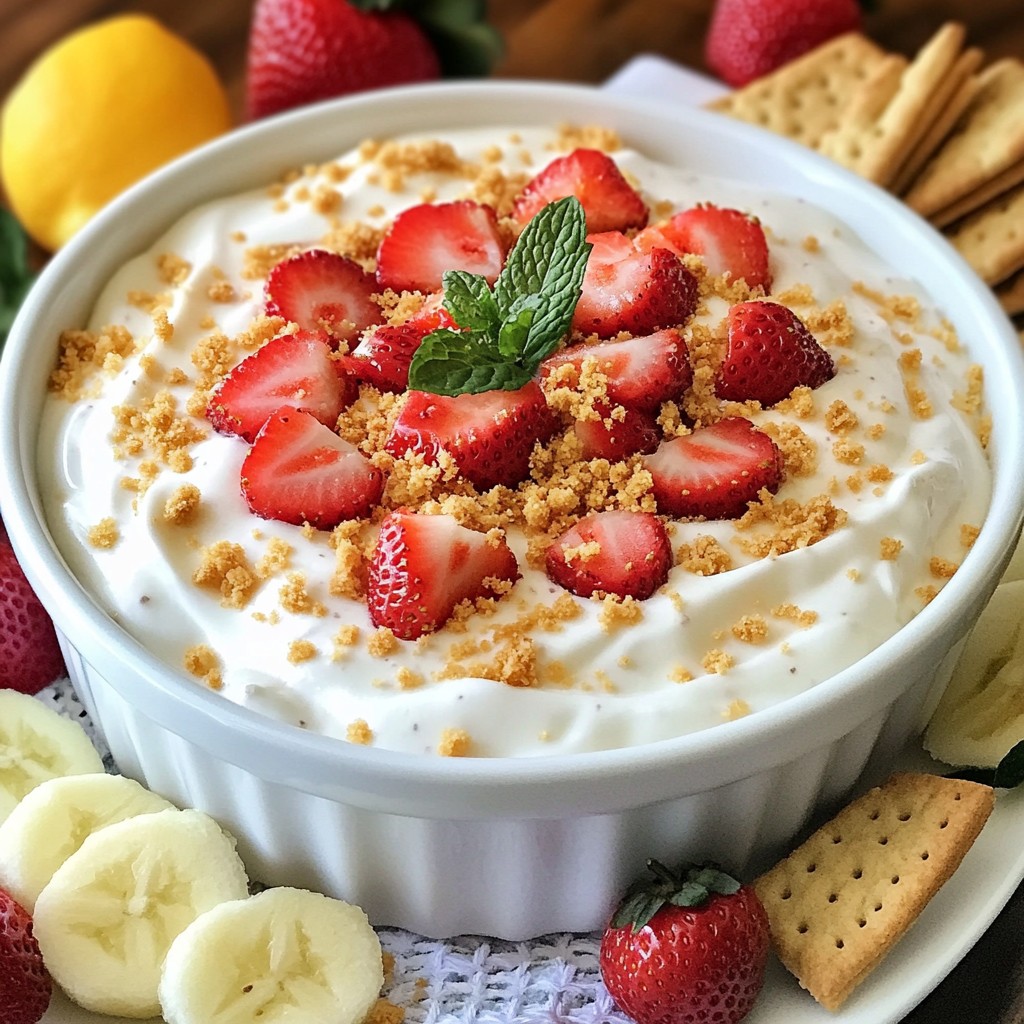 Strawberry Cheesecake Dip Delightfully Easy Recipe