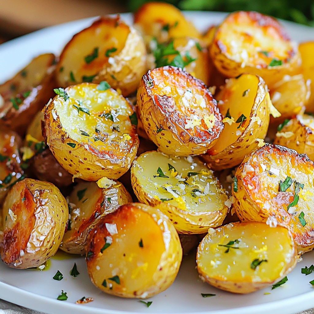Lemon Thyme Roasted Potatoes Simple and Tasty Treat