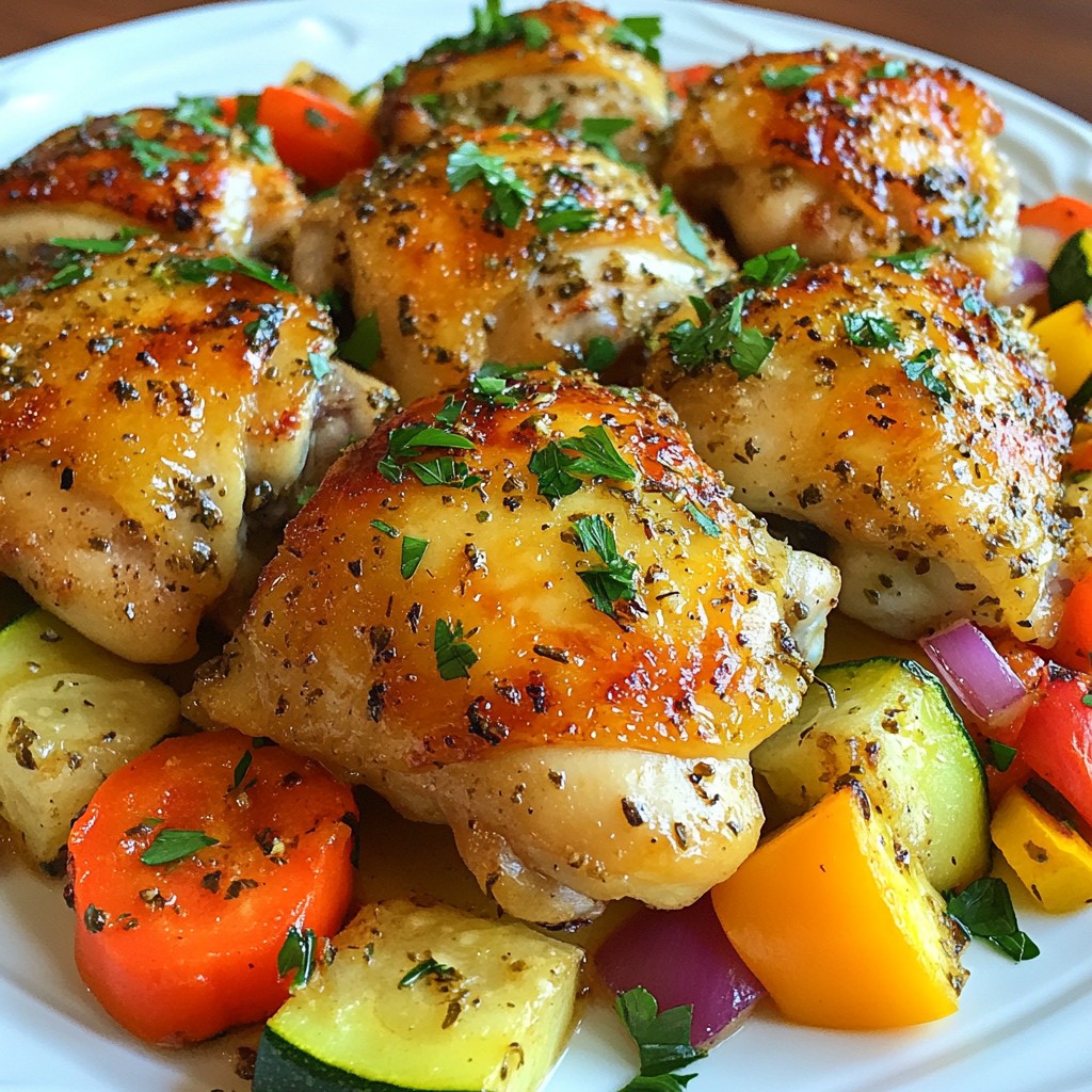 Low-Cost Baked Chicken with Vegetables Delight