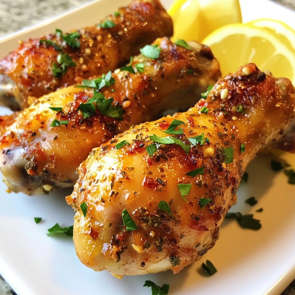 Economical Savory Herb Chicken Drumsticks Recipe