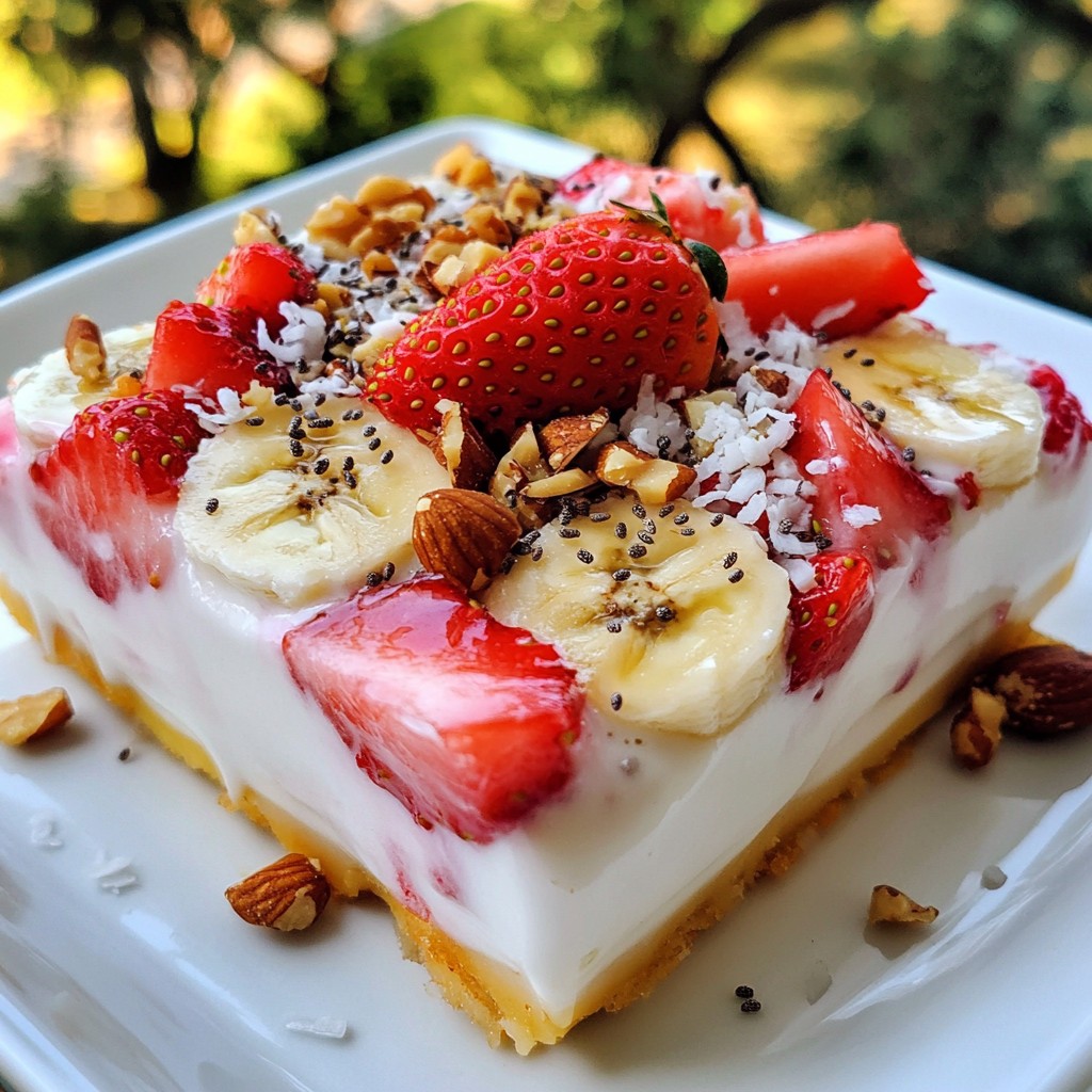 Strawberry Banana Yogurt Bark Simple Frozen Treat
