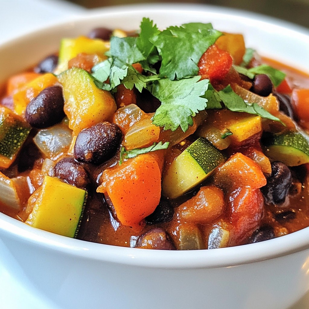 Affordable Mixed Bean and Vegetable Chili Delight