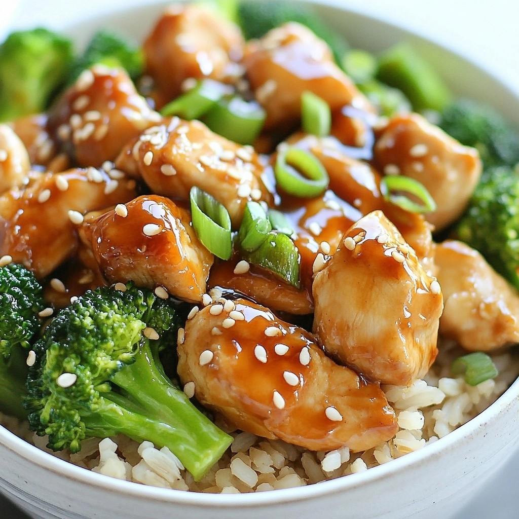 Affordable Teriyaki Chicken and Broccoli Bowls Delight