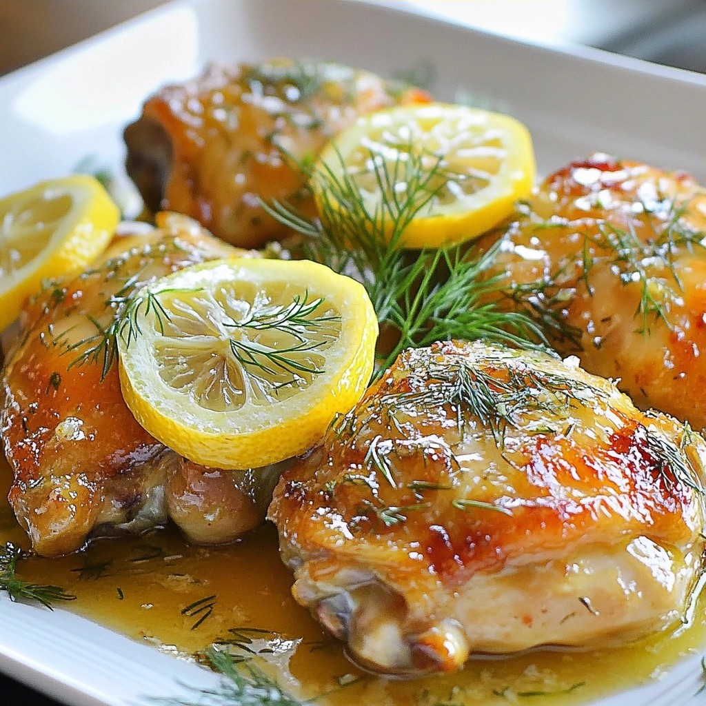 Economical Lemon Dill Chicken Thighs Recipe Simple Meal