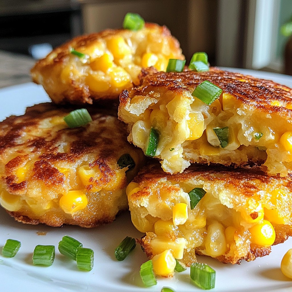 Cheesy Jalapeno Corn Fritters Savory Flavor Bomb