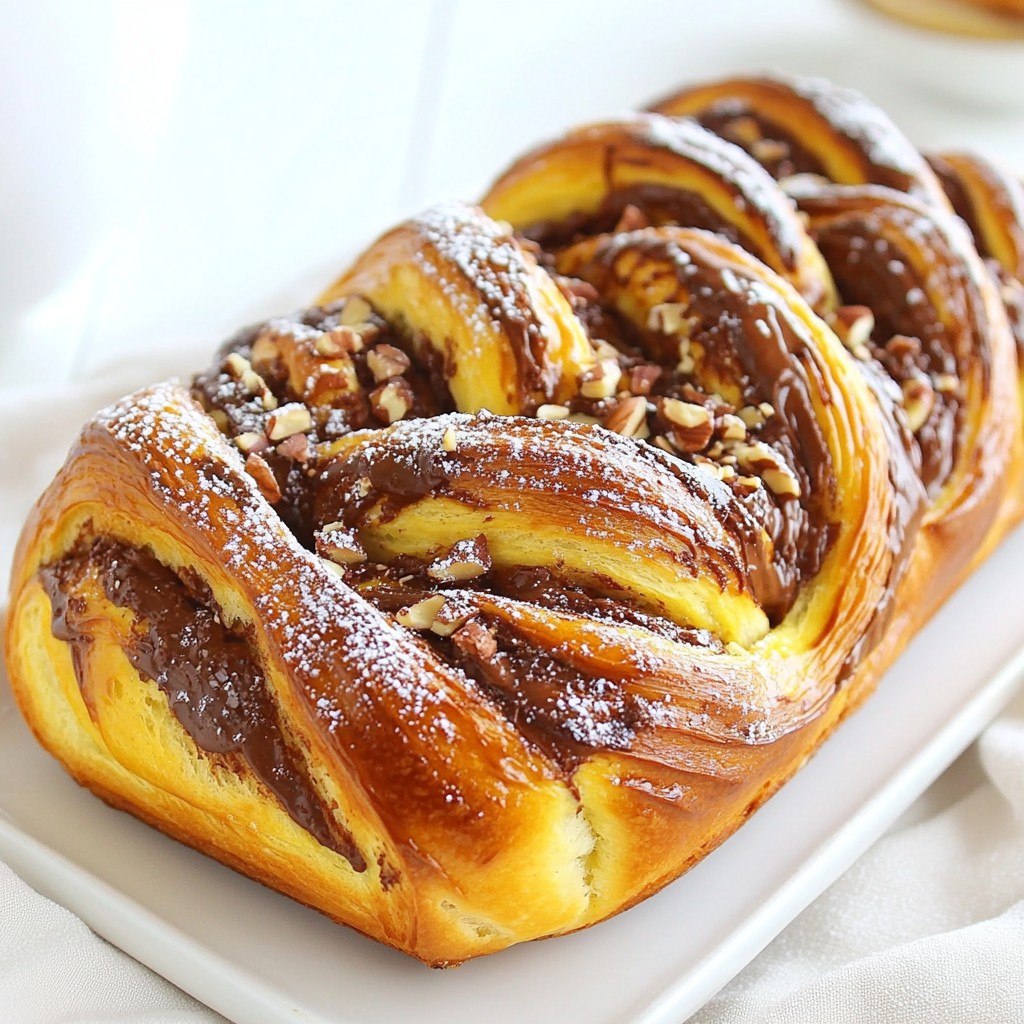 Chocolate Hazelnut Babka Irresistible Yeast Bread