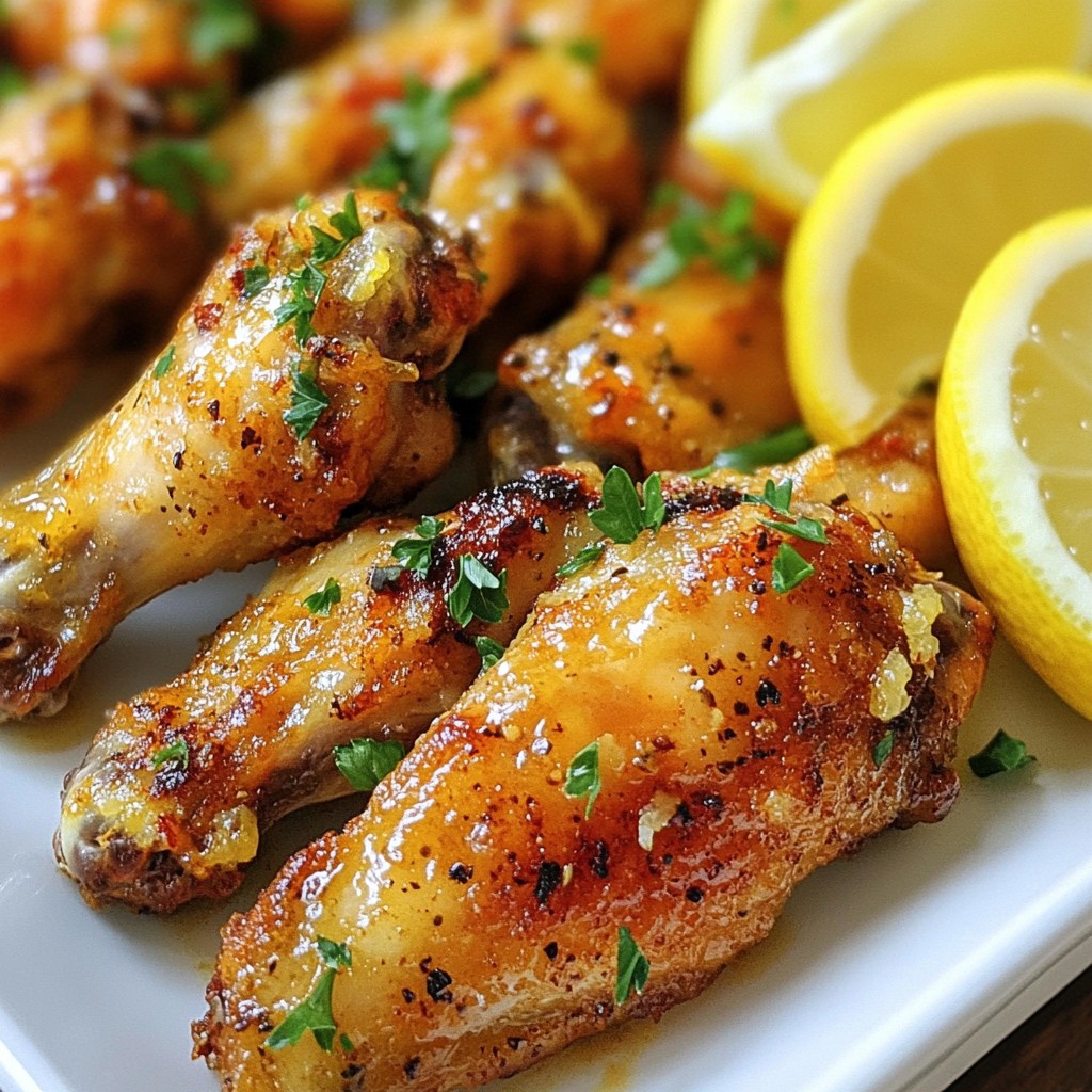 Lemon Pepper Chicken Wings Flavorful Eating Idea