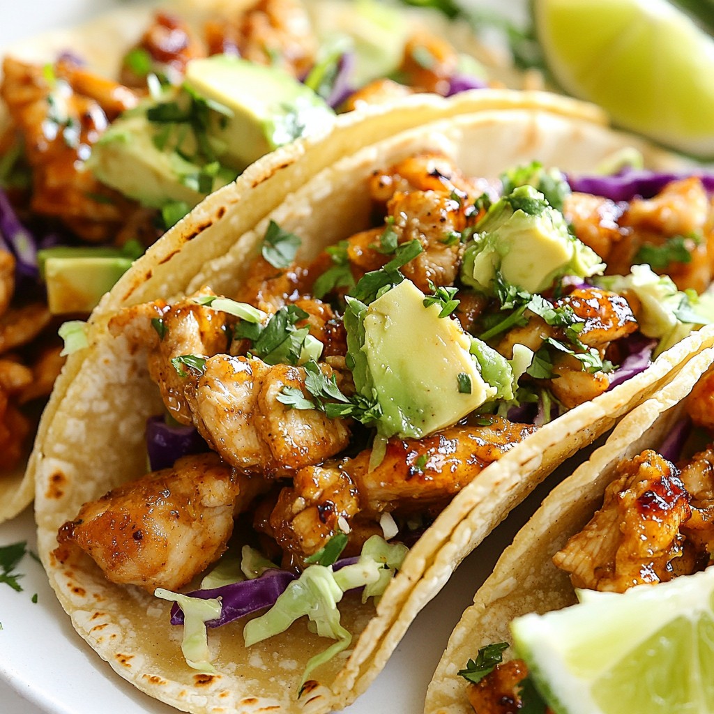 Honey Lime Chicken Street Tacos Flavorful Easy Recipe