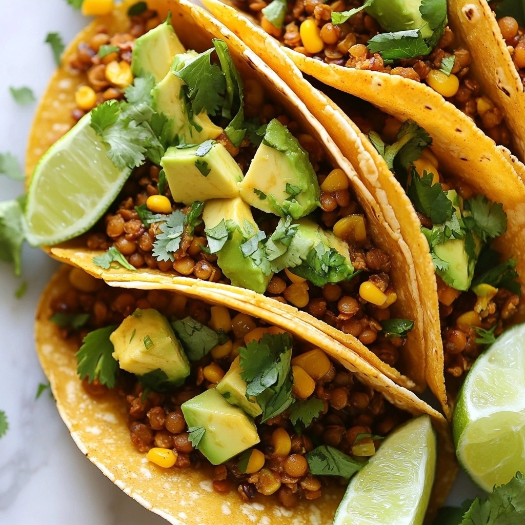Budget-Friendly Spicy Lentil Tacos Quick and Tasty Meal