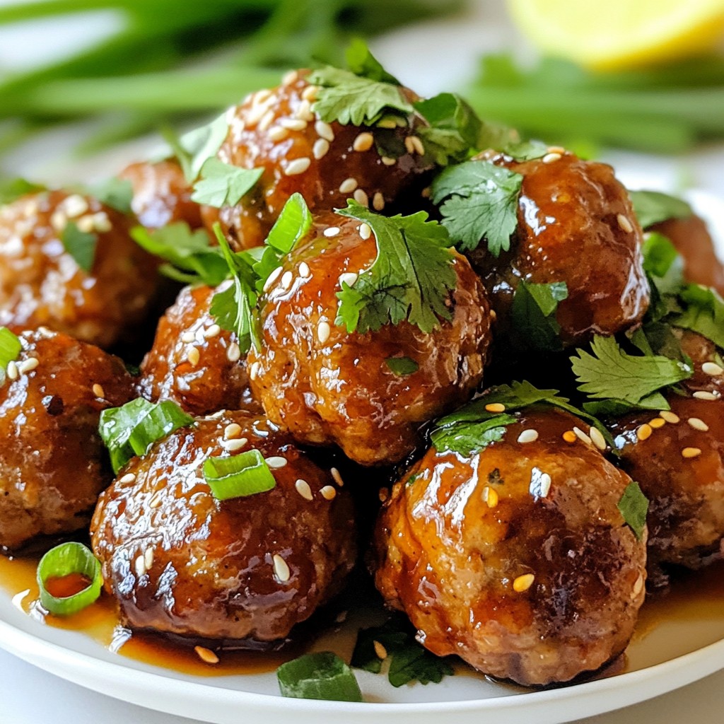 Sriracha Honey Glazed Meatballs Tasty and Simple Recipe