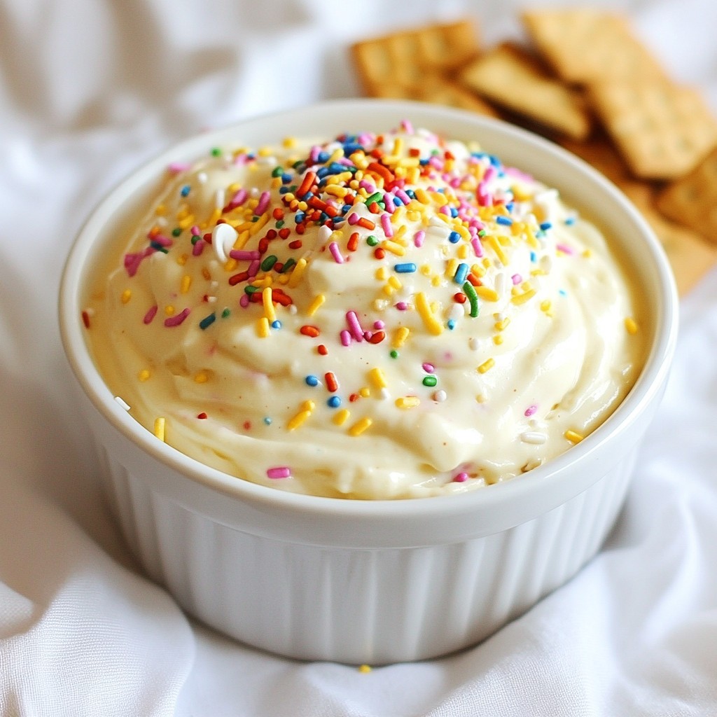 Funfetti Cake Batter Dip Tasty and Easy Treat