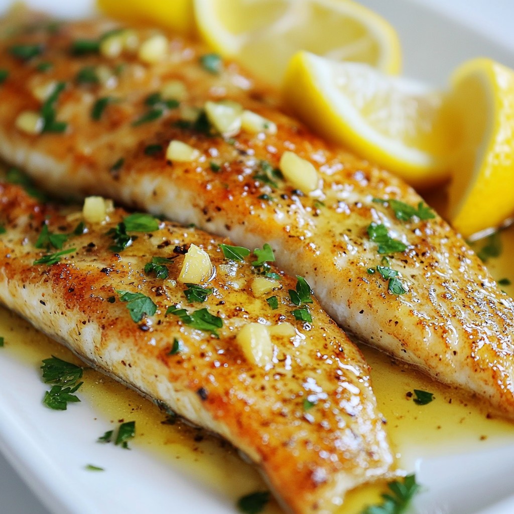Cheap Garlic Butter Tilapia Fillets Flavorful Delight
