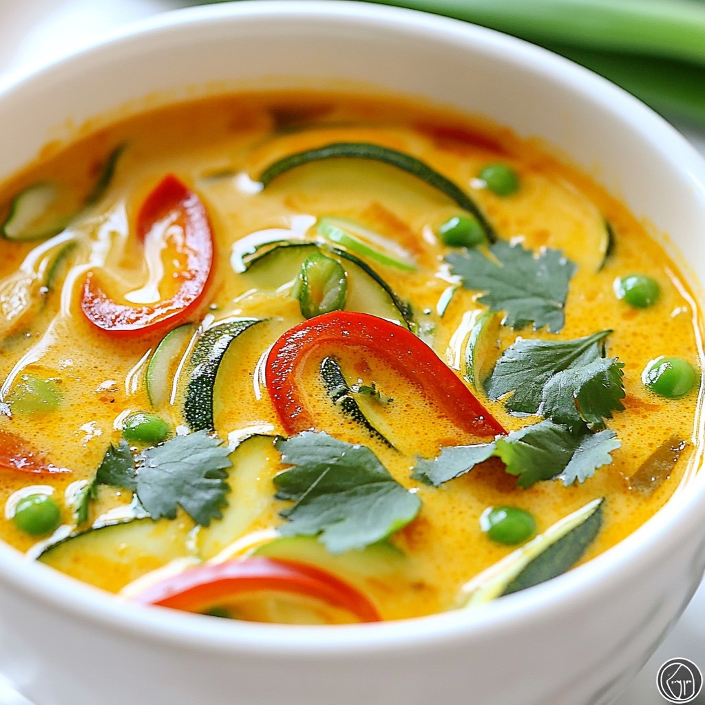 Spicy Thai Coconut Curry Soup Flavorful and Simple Recipe