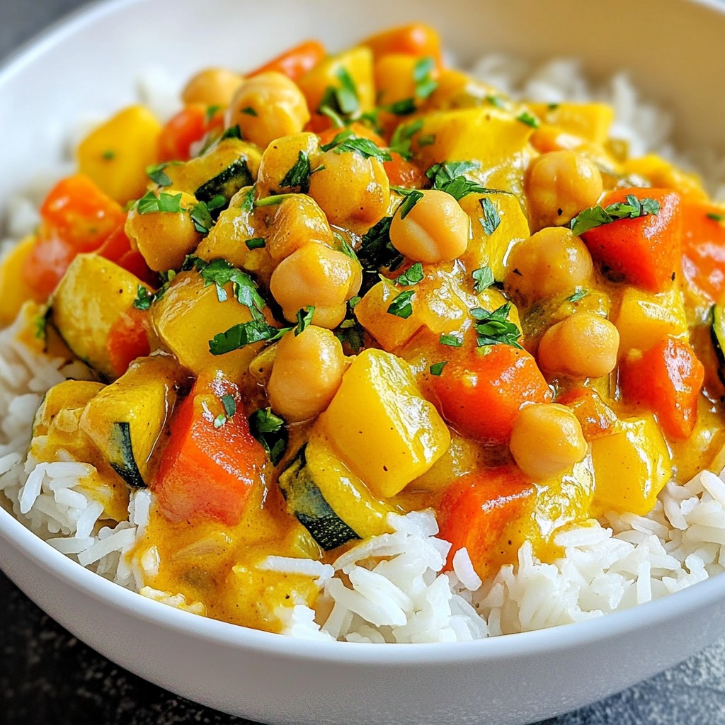 Affordable Chickpea and Vegetable Curry Delight