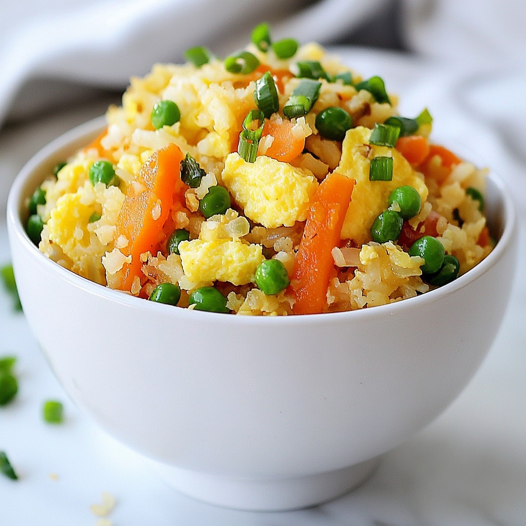 Cauliflower Fried Rice Delightful and Easy Recipe