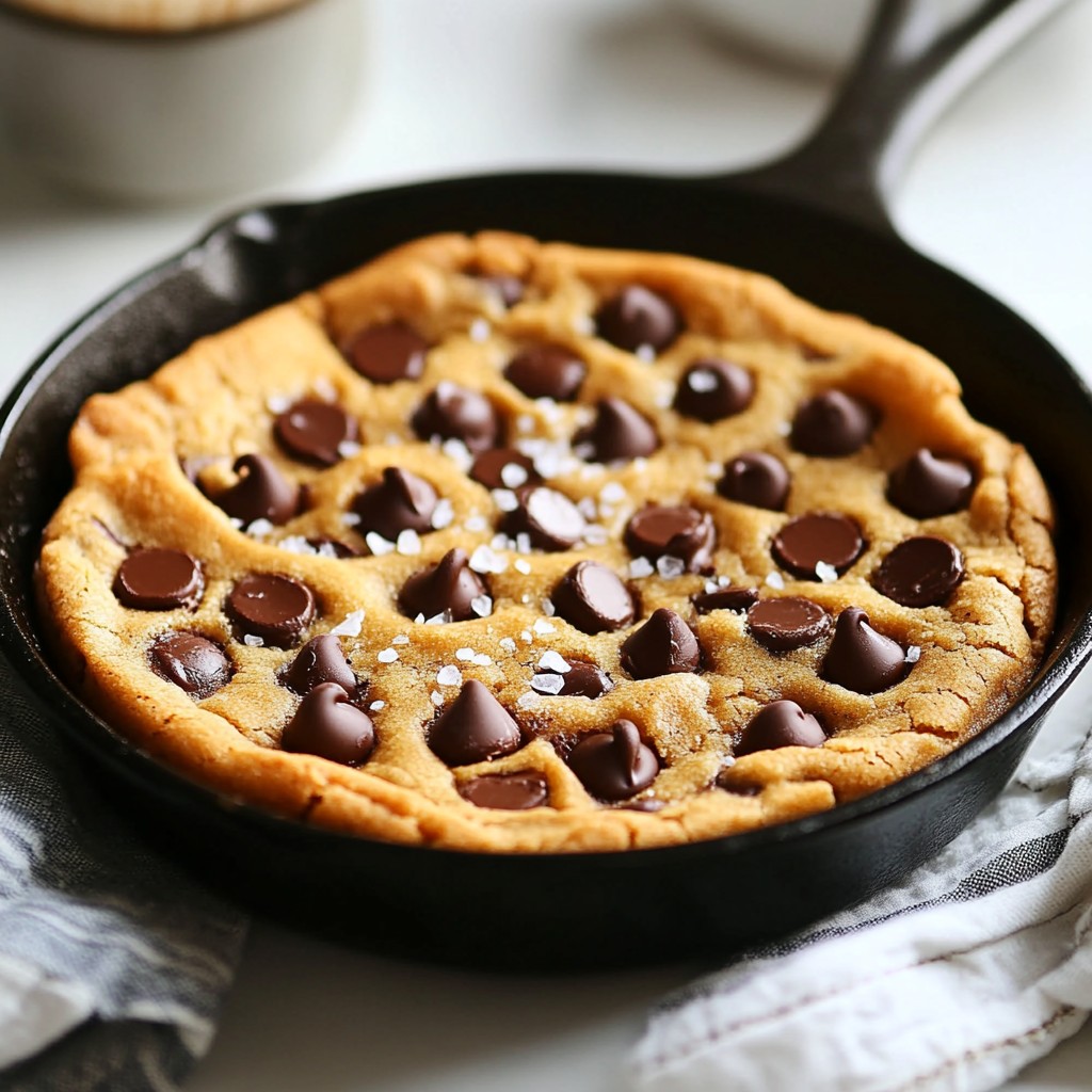 Chocolate Chip Cookie Skillet Tasty and Simple Treat