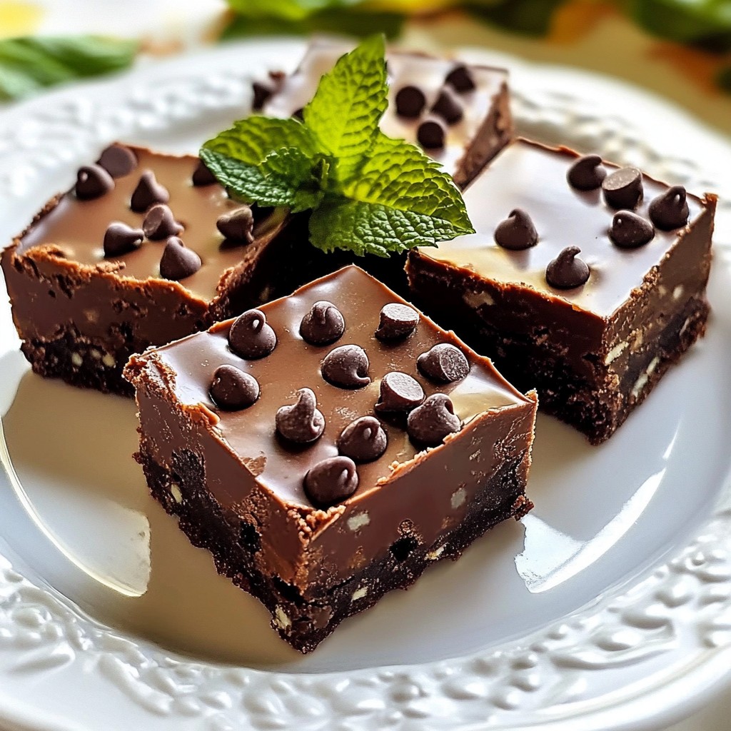Mint Chocolate Chip Fudge Rich and Creamy Delight
