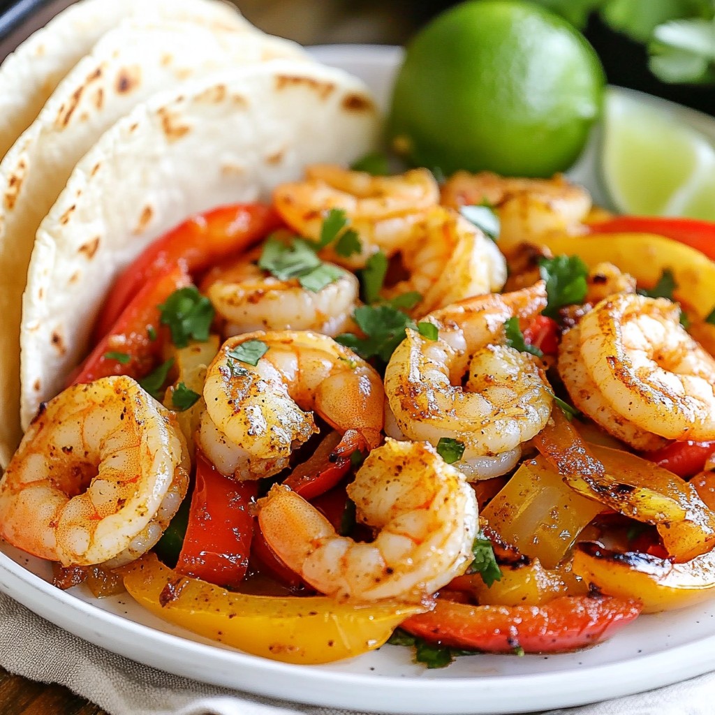 Sheet Pan Shrimp Fajitas Quick and Simple Recipe