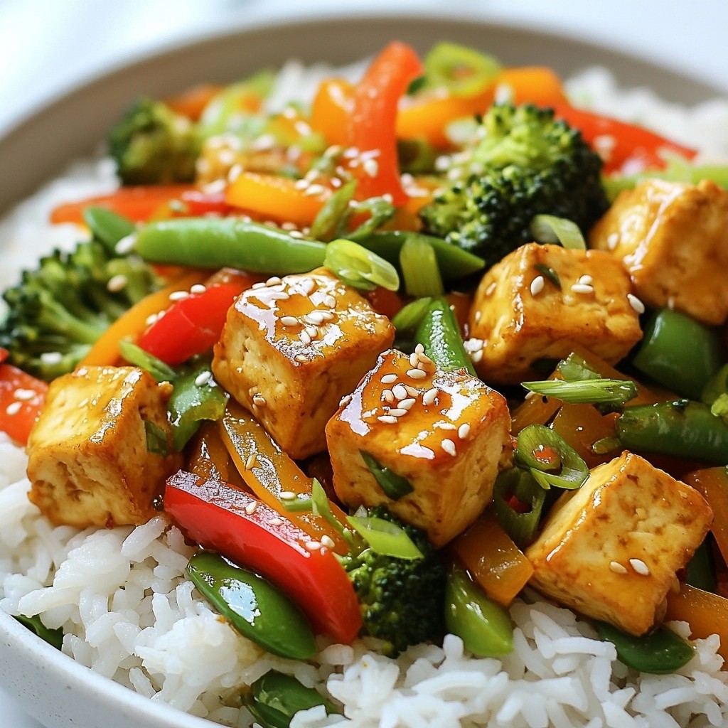 Economical Vegetable Stir-Fry with Tofu Recipe