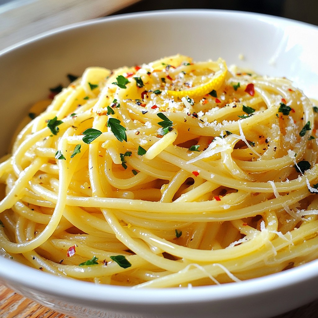 Frugal Spaghetti Aglio e Olio Simple and Tasty Meal