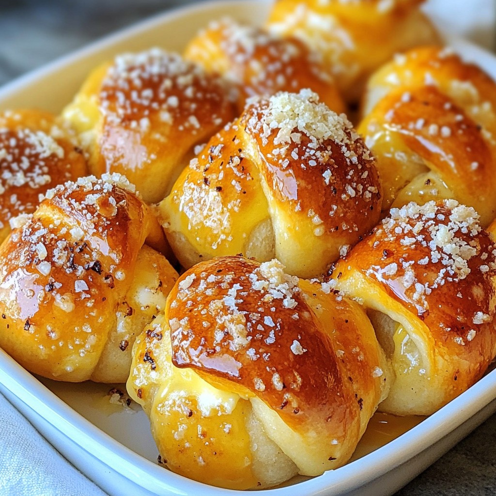 Garlic Parmesan Pretzel Bites Fresh and Flavorful Snack