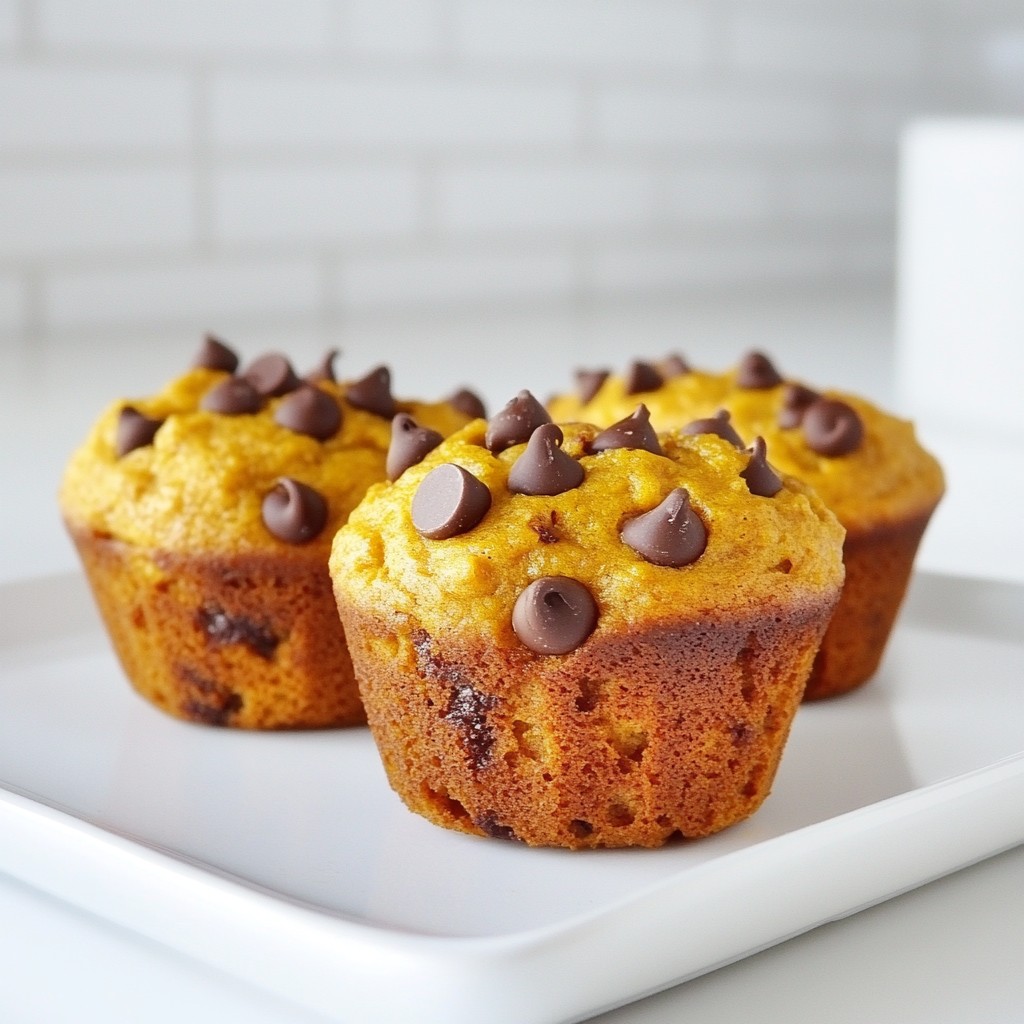 Chocolate Chip Pumpkin Muffins Easy and Tasty Treat