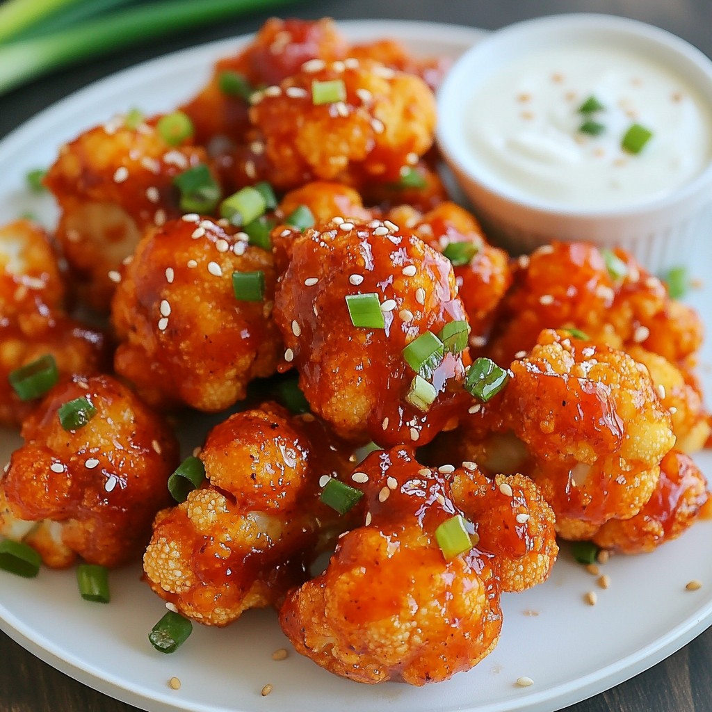 Spicy Sriracha Cauliflower Wings Lip-Smacking Recipe