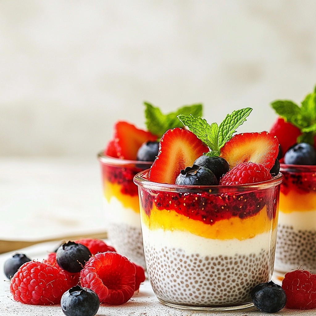 Berry Vanilla Chia Seed Pudding Nutrient-Packed Delight