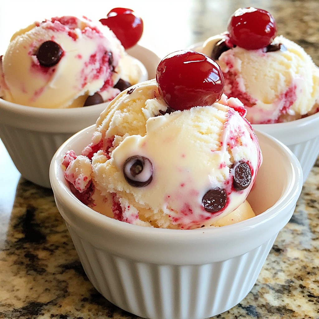 Cherry Garcia Copycat Ice Cream Easy Homemade Delight