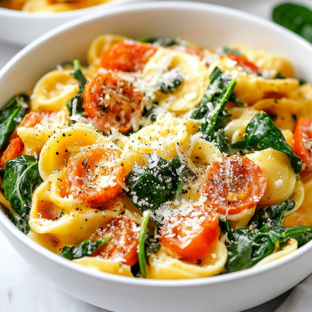 Affordable Creamy Spinach and Tomato Skillet Delight