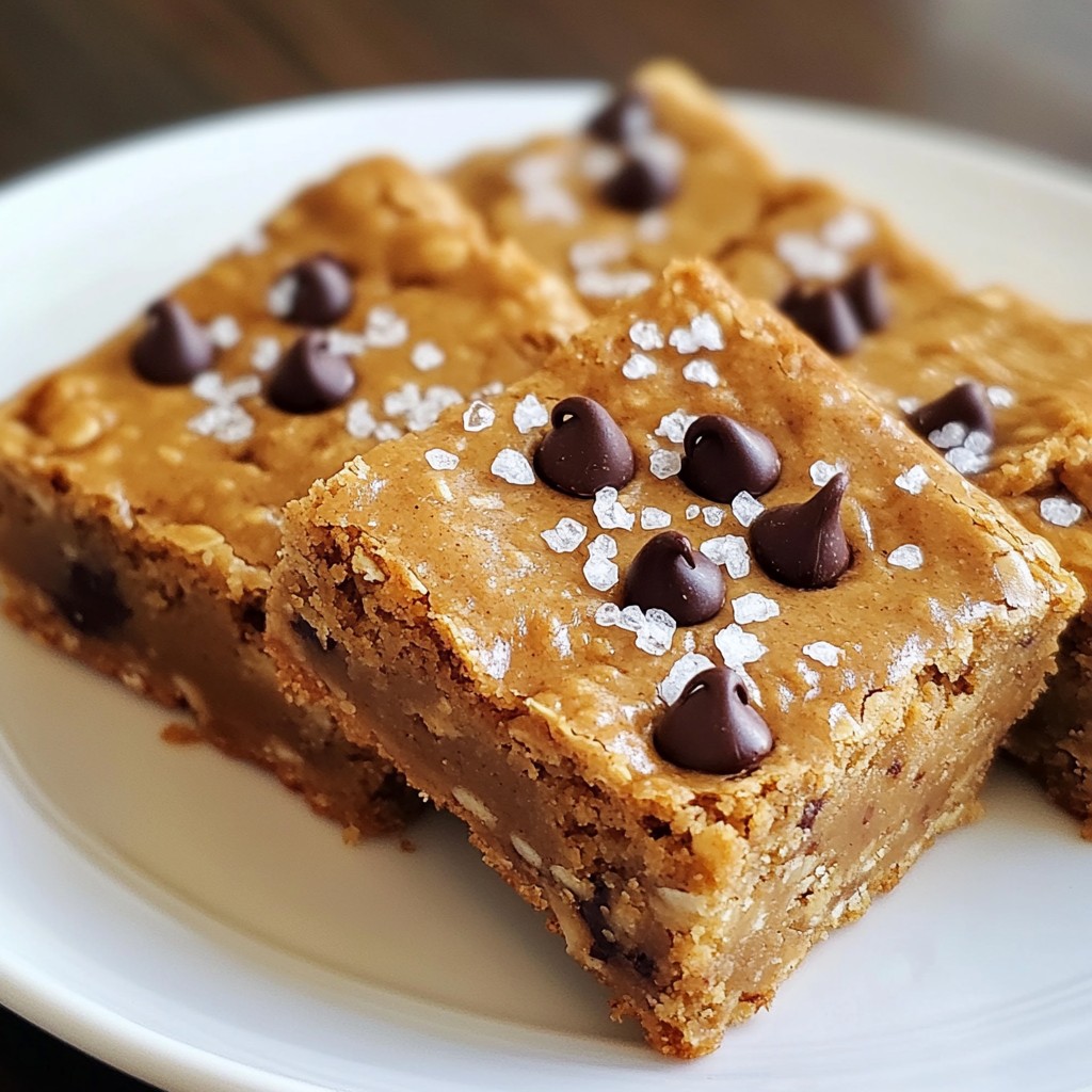 Peanut Butter Oatmeal Chocolate Chip Bars Delight
