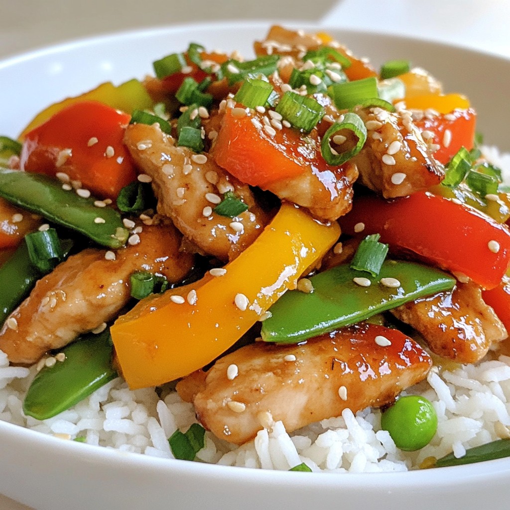 Sesame Honey Chicken Stir Fry Flavorful Easy Meal