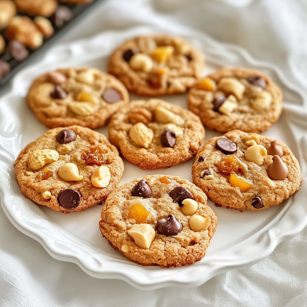 Peanut Butter Trail Mix Cookies Irresistible Snack Delight